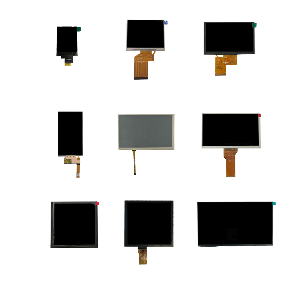 Módulo de exibição tft lcd com tela de toque, interface personalizada 2/2.3/3.5/5/7/8/8.4/8.8/10.1/11.6/15.6 polegadas, interface RGB spi mipi edp lvds, painel ips