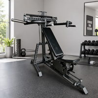 Banc de musculation multifonction personnalisé pour presse à épaules, appareil commercial d'entraînement pectoral, station de musculation réglable inclinable et plate