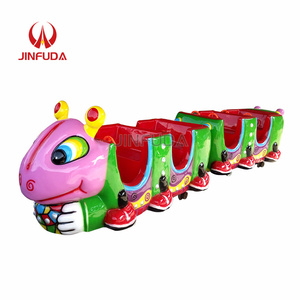 Juego de <span class=keywords><strong>Tren</strong></span> Eléctrico para Parque de Atracciones, <span class=keywords><strong>Tren</strong></span> para Niños y Adultos con Vías para Usar <span class=keywords><strong>al</strong></span> Aire Libre - Product Image 6
