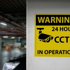ป้ายเตือน PVC สีเหลือง ขนาดปรับแต่งได้ พร้อมบริการตัด ป้ายกล้องวงจรปิด 24 ชม. ห้ามเข้าบ้านโดยไม่ได้รับอนุญาต ป้ายระบุระบบรักษาความปลอดภัยบ้าน - Product Image 5