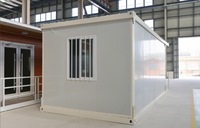 Maison conteneur préfabriquée de luxe en acier 20ft 40ft, kit plat, vente en gros, assemblage rapide, 3 chambres et salle de bain, design moderne