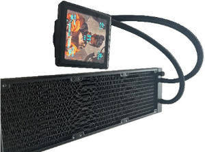 PANTALLA LED PANTALLA 360mm ARGB Sistema de disipador de calor Radiador Ventilador de refrigeración <span class=keywords><strong>CPU</strong></span> Sistema de refrigeración por agua para computadora - Product Image 2