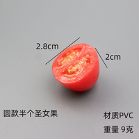 Simulatie Van Kleine Tomaten Nep Cherrytomaatjes String Kleine Tomaten Plantaardige Model Keuken Raam Decoratie Schieten