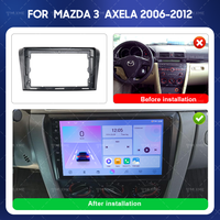9 inci untuk Mazda 3 2006-2012 LHD RHD braket dudukan mobil bingkai Radio mobil dengan Canbus Aksesori kendaraan pemasangan mudah