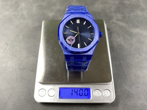 Nuevo reloj mecánico de gran calidad 41mm APS fábrica 4302 movimiento 15500 resistente al agua zafiro azul cerámica Audemars - Product Image 4