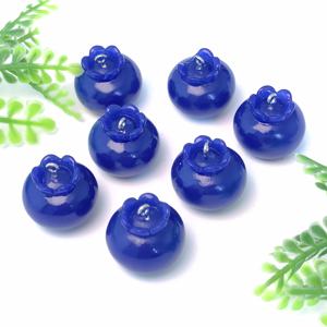 Nouveau mignon 100 pièces 3D Kawaii Mini myrtille fruits breloques pendentifs suspendus balancent bricolage pour boucle d'oreille collier bijoux faire accessoire - Product Image 1