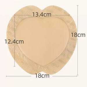 Schiuma di Silicone medicazione impermeabile con bordo adesivo fasciatura Pad <span class=keywords><strong>per</strong></span> il letto mal di pressione ulcera medicazione - Product Image 2