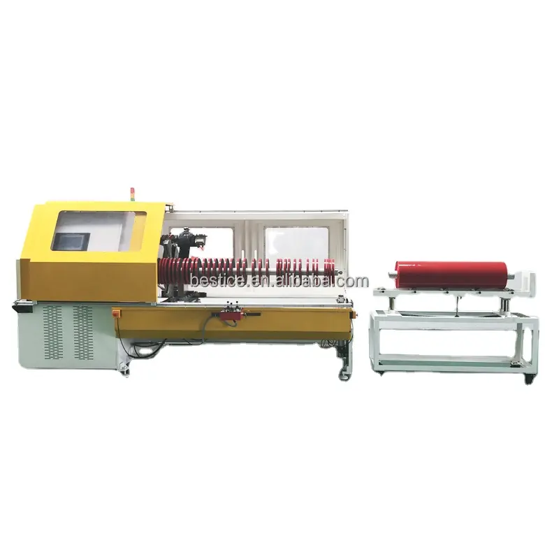 Big diameter double side PE foam adhesive tape jumbo roll Automatic Roll Cutting Machine With Max Roll Diameter 500mm