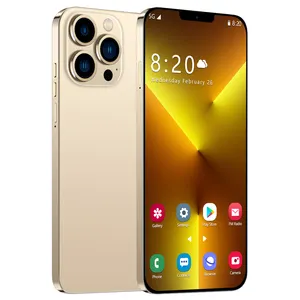 هاتف ذكي I 13 PRO الأكثر مبيعًا لعام 2023 بذاكرة 16 جيجابايت + 512 جيجابايت هاتف خلوي مفتوح مزود بنظام تتبع جي بي إس هواتف محمولة ذكية بنظام أندرويد I13 مفتوحة