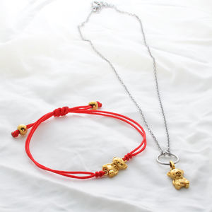 Pulsera de Osito de Peluche Linda y de Alta Calidad, Collar de Panda Español TOUSES, Joyería y Accesorios de Moda para Mujer - Product Image 4