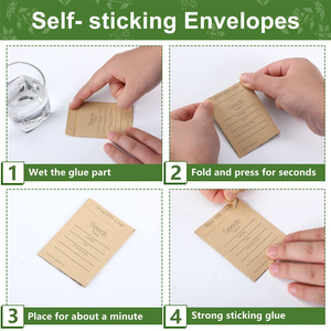<strong>Custom</strong> Seed Packet <strong>Envelopes</strong> Unfilled <strong>Kraft</strong> Wedding Favors Packets Self Adhesive Rustic Seed <strong>Envelopes</strong> - Product Image 4