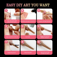 Nouveau Kit de Faux Ongles en ABS Style Français, Motif Serpent, 10-en-1, pour Extension d'Ongles et Photothérapie