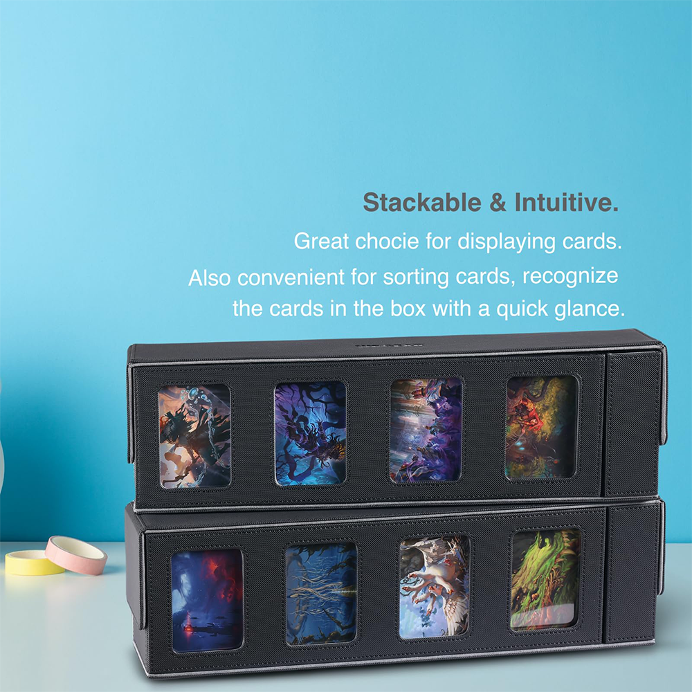 KXM Leather Deck Card Boxes - Secure and Stylish Storage