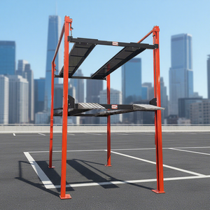 Promotion : Élévateur de stationnement hydraulique à quatre poteaux et trois niveaux de 2,5 tonnes pour <span class=keywords><strong>garage</strong></span> domestique et système de stockage - Product Image 1