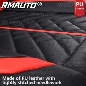 Housse de siège de voiture 1/2 pièce, coussin de protection universel en cuir PU pour automobiles, compatible Peugeot et Nissan - Product Image 5