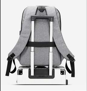 Sac à dos pour ordinateur portable décontracté et professionnel grande capacité pour hommes, personnalisable avec logo, en polyester avec fermeture éclair, style tendance – Ventes Flash - Product Image 5