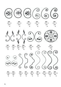 Éléments <span class=keywords><strong>en</strong></span> <span class=keywords><strong>fer</strong></span> <span class=keywords><strong>forgé</strong></span> à volute forgée <span class=keywords><strong>en</strong></span> acier <span class=keywords><strong>forgé</strong></span> Pièce détachée pour balustrade de main courante de clôture de portail - Product Image 2