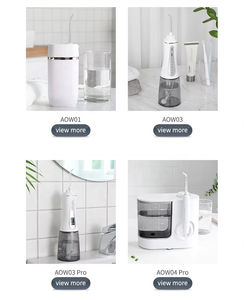 Leistungs starker schnur loser 350-ml-Wasser-Zahnseide Tragbarer OLED-Display-Mund dusche mit 5 Druck modi für den Heimgebrauch - Product Image 6