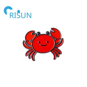 Bán Buôn Tùy Chỉnh Kim Loại Cổ Điển Cua Đen Đỏ Vàng <span class=keywords><strong>Tone</strong></span> Lime Cua Men <span class=keywords><strong>Pin</strong></span> Ve Áo <span class=keywords><strong>Pin</strong></span> Tùy Chỉnh Ma Cà Rồng Cua Men <span class=keywords><strong>Pin</strong></span> - Product Image 5