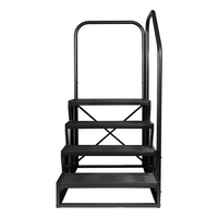 TSPK Échelle de bain moderne gonflable pour spa et piscine, escalier à 4 marches avec caractéristiques imperméables et antidérapantes