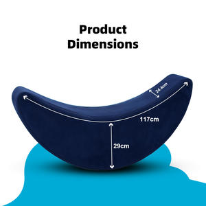 Детское Сенсорное кресло-диван с мягким замшевым чехлом, гибкая активная посадка для игровой комнаты, прочная поролоновая детская качалка - Product Image 5