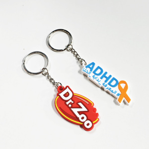 Llavero de PVC Suave 2D/3D Personalizable con Diseño de Personaje de Dibujos Animados, Llavero Promocional Único de Goma y Mosquetón - Product Image 5