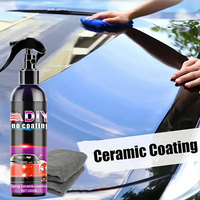 Revêtement céramique nano 3 en 1 pour voiture, liquide de revêtement nano-cristallin, couche hydrophobe, agent de polissage de peinture, polissage de voiture, nano-revêtements