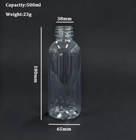 Échantillon Gratuit - Bouteilles Personnalisables et Recyclables Transparentes pour Boissons (Lait, Jus) avec Divers Bouchons - Vente en Gros