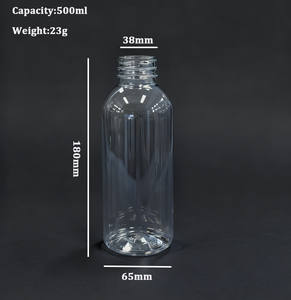 Amostra Grátis de Garrafas Personalizáveis e Recicláveis Transparentes para Bebidas como Leite e Suco com Vários Tampas - Product Image 3