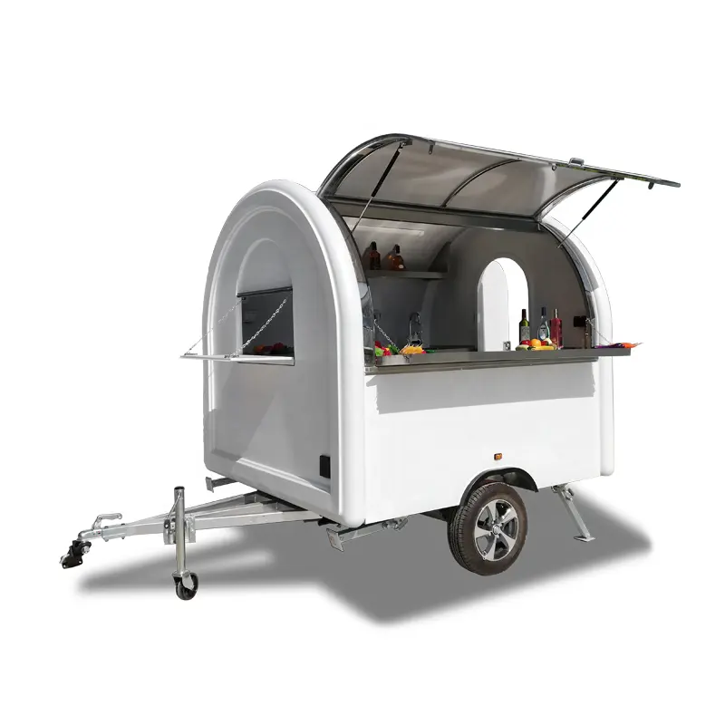 Yowon-carrito de comida rápida personalizado, remolque expendedor de comida pequeño, móvil, estilo común, camión de catering con nevera, gran oferta