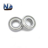 6002ZZ Bantalan Bola Alur Dalam Standar 15x32x9mm Presisi P6 Z3/Z4 Kecepatan Tinggi Pelindung Logam Ganda Mesin Lari Kontinu