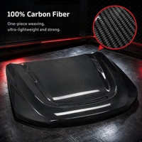 Nouveau capot moteur en fibre de carbone pour SUV de performance grand format, amélioration de course, capot léger à fixer avec boulons