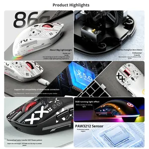<span class=keywords><strong>Silver</strong></span> Eagle G18 RGB Có Dây Cho <span class=keywords><strong>Bluetooth</strong></span> Không Dây Ba-Chế Độ Chuột Chơi Game Trọng Lượng Nhẹ Cho Amazon Mô Hình Tư Nhân Esports Máy Tính Để Bàn - Product Image 3