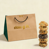 Boîte à biscuits personnalisée, emballage biodégradable, boîte d'expédition pliable pour pâtisserie, boîte en carton pour beignets et biscuits avec logo