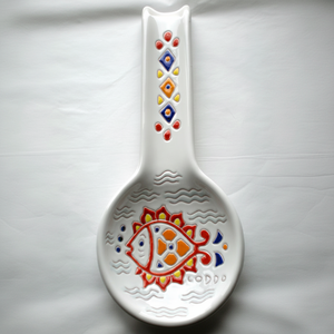 Poggiaoggetti in Silicone con Base in metallo porta cucchiaio da cucina e fermagli - Product Image 1