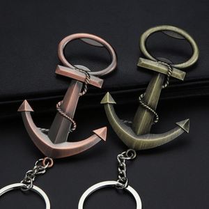 Porte-clés en métal multifonctionnel personnalisé avec ouvre-bouteille, motif gouvernail, petit cadeau pour club de navigation - Product Image 3