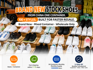 Chaussures en gros à bas prix, <span class=keywords><strong>lot</strong></span> de stock de Chine, conteneur de 20 pieds, exportation vers l'Amérique centrale, l'Amérique du Sud, l'Asie du Sud-Est, surplus d'usine - Product Image 2
