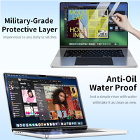 Protector de Pantalla de Vidrio Templado para Portátil Compatible con Apple MacBook Air Pro 13.3 15.3 14.2 16.2 Pulgadas