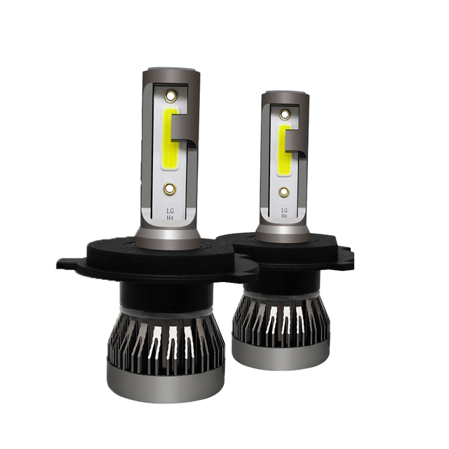 New Led Headlight Mini Size H1 H4 H7 9005 9006 5202 10000lm Fanless Led Headlight Bulbs H11