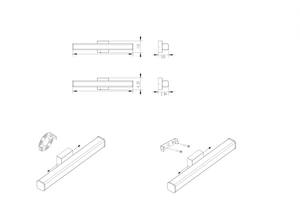 Lámpara de Espejo LED de Pared para Baño, Diseño Europeo Moderno Personalizable, 1350lm, IP44, Alto CRI 80 - Product Image 6