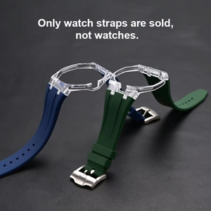FORWELLENY Custom PC Transparent Watch Case Liquid Silicone Strap <strong>Mod</strong> <strong>Kit</strong> for Royal Pop SW Replacement Wristband Set - Product Image 3