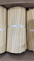 Bâtonnets à kebab cylindriques ronds de 10 pouces en vrac 	 Bâtons de bambou naturels, brochettes de bambou, brochettes de bambou pour barbecue du Vietnam