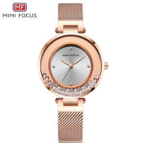 <span class=keywords><strong>Reloj</strong></span> de Cuarzo <span class=keywords><strong>MINI</strong></span> <span class=keywords><strong>FOCUS</strong></span> MF0254L para <span class=keywords><strong>Mujer</strong></span>, <span class=keywords><strong>Reloj</strong></span> de Pulsera de Lujo en Oro Rosa, <span class=keywords><strong>Reloj</strong></span> de Acero Inoxidable Resistente al Agua para <span class=keywords><strong>Mujer</strong></span> - Product Image 1