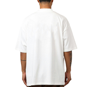 250 GSM Drop <span class=keywords><strong>Shoulder</strong></span> T Áo Sơ Mi Quá Khổ 100% Cotton Biểu Tượng Tùy Chỉnh Crew Neck T Áo Sơ Mi Chất Lượng Cao Puff In Tee Áo Sơ Mi Unisex - Product Image 3