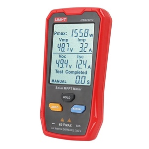 เครื่องวัดพลังงานแสงอาทิตย์ UNI-T รุ่น UT673PV เครื่องทดสอบกำลังไฟฟ้าสูงสุดของแผงโซลาร์เซลล์ ความแม่นยำระดับ 1.0 พร้อมหน้าจอแสดงผลแบบดิจิตอลสำหรับวงจรเปิด - Product Image 1