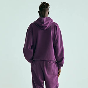 Sudadera con Capucha Unisex de Alta Calidad, Gruesa y Pesada, de Felpa Francesa, Personalizable, con Hombros Caídos, de Forro Polar, Talla Grande, para Otoño - Product Image 3