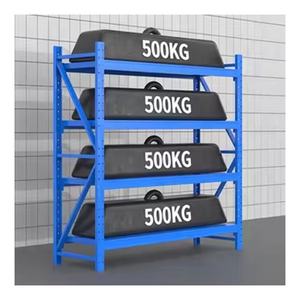 Étagères et supports empilables à usage moyen pour stockage en métal et en acier Étagères d'entrepôt Système de rayonnage Fournitures - Product Image 2