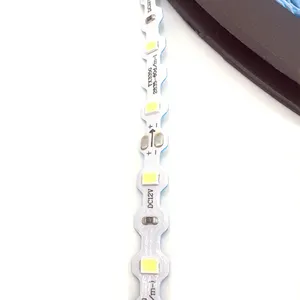 Uốn cong DC12V không thấm nước 2835 S Loại LED linh hoạt Strip 50 m/cuộn S hình dạng ánh sáng cho 3D PVC DC 12V IP67 80 khách sạn dây-25-40