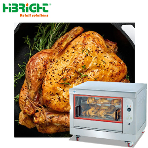 Asador de pollo eléctrico/a Gas de acero inoxidable comercial, asador de maíz tostado con rotación automática para catering, hotel, restaurante - Product Image 1