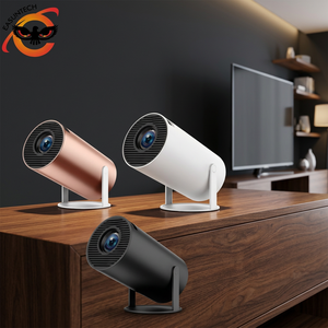 180 Degree Rotation Short Throw <b>Projector</b> 1:0.9 Smart <b>Android</b> Beamer with 180 Degree Rotating Stand - Product Image 2